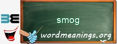 WordMeaning blackboard for smog